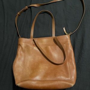 madewell zip-top medium transport tote !!
